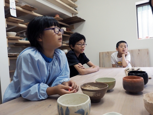 白紙舍の子ども陶芸教室